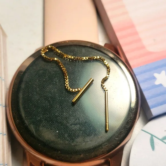 18K Gold Plated Threader Earrings Summer, elegant, drop earrings, casual, night - Picture 3 of 3